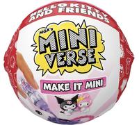 MGA's Miniverse Make It Mini Hello Kitty and Friends Series 2 - Incluye 1 Set, Embalaje Ciego, 12 Sets para Coleccionar, Artículos Sanrio, DIY, para Coleccionistas y Niños 8+ Años, NO Comestible