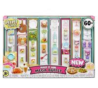 MGA's Miniverse Make It Mini Mega Buffet - Mini Coleccionables, DIY, Juego de Resina, Réplicas de Comida, para Coleccionistas y Niños a Partir de 8 años, NO Comestible