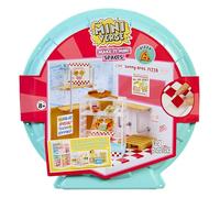 MGA's Miniverse Make It Mini Spaces Pizza Shop - Incluye 1 Pack, Juego de construcción, DIY, Manualidades, Para Coleccionistas y Niños Mayores de 8 Años, NO COMESTIBLE