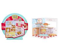 MGA's Miniverse Make It Mini Spaces Pizza Shop - Incluye 1 Pack, Juego de construcción, DIY, Manualidades, para Coleccionistas y Niños Mayores de 8 Años, NO Comestible
