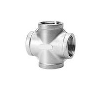 MGAYTYOAG 201 - Alambre interno de acero inoxidable con hebilla de rosca cruzada de cuatro vías, rosca interna, accesorios de fontanería, 4 minutos, 6 minutos, 1 pulgada