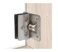 MGAYTYOAG Bisagra de puerta de cristal, bisagra de ducha de acero inoxidable, clip de abrazadera de puerta de vidrio con tornillos, bisagras duraderas, antioxidantes y resistentes al desgaste (color