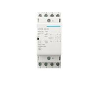 MGAZHGZKD Contactor de CA doméstico NCH8 4 Polos, trifásico, for riel DIN, 220 V, 500 V~, 20 A/25 A, NA/2 NA, 2 NC(Nch8-20a-40 4no)