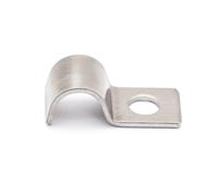 MgcTolBox Abrazaderas Metalicas Para Tubos Ø 10 mm, Grapas Para Cables Pared - Soportes de Tubería para Conductos EMT o Fijación de Tuberías - 25 Unidades