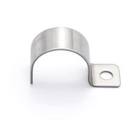 MgcTolBox Abrazaderas Metalicas Para Tubos Ø 25 mm, U - Clips de Cable Para Sistema de Fijación de Tubos y Cables - 20 Unidades