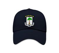 MGDIFYXAA Gorra de béisbol Unisex - Protección Transpirable, Bandera de Guinea Ecuatorial, Gorra con Visera Ajustable y Ligera para Deportes al Aire Libre en la Playa, Color Azul Oscuro.
