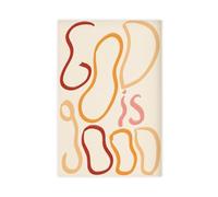 MGDUJGH Dios es bueno. Cristianismo abstracto. Fe moderna. Lienzo moderno póster para pared, impresiones artísticas para sala de estar, dormitorio, decoración de 12 x 18 pulgadas (30 x 45 cm)