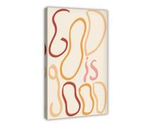 MGDUJGH Dios es bueno. Cristianismo abstracto. Fe moderna. Lienzo moderno póster para pared, impresiones artísticas para sala de estar, dormitorio, decoración de 60 x 90 cm