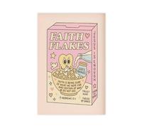 MGDUJGH Faith Flakes - Lienzo decorativo con versículos cristianos de la Biblia, promesas de Dios, pósteres para decoración de pared, hogar, bar, restaurante, garaje, cafetería, logotipo, regalo, 40 x