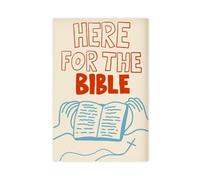 MGDUJGH Find The Bible Interesting Christianity Bible Verses Fashion Faith Canvas Wall Art Posters and Prints Room Aesthetic Bedroom Office Decor 24 x 36 pulgadas (60 x 90 cm)