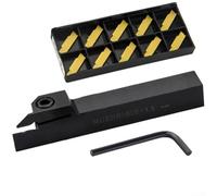 MGEHR1616-1.5 Soporte de herramientas de ranurado con orientación derecha y 10PCS NC3020 insertos de carburo para uso en producción