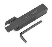 MGEHR2020-3 Grooving Tool Holder | Right Hand CNC Lathe Tool for Cast Iron/Steel | 20mm Shank with Wrench, 125mm Length