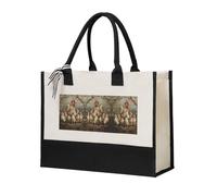 MGGAklp A Brood Of Chickens - Bolsa de regalo de lona reutilizable para mujer, para bodas, cumpleaños, vacaciones