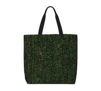 MGGAklp Bolsa de mano con estampado de fórmula matemática con cremallera, elegante, reutilizable, para compras, trabajo, vacaciones