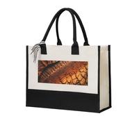 MGGAklp Bolsa de regalo reutilizable de lona con estampado de dinosaurios para mujer, para bodas, cumpleaños, vacaciones