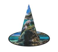 MGGAklp Lord Howe Island - Sombrero de fiesta con estampado de tortuga marina para Halloween, carnaval, brujas, sombreros para fiestas temáticas, decoración de vacaciones