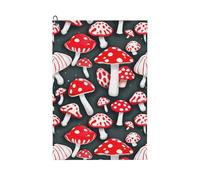 MGGAklp Toalla de golf con estampado de hongos rojos y blancos con clip, absorbente de agua, accesorio de golf de microfibra de secado rápido