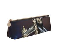 MGGAklp Tower Bridge in London - Estuche para lápices con cremallera, organizador de papelería de oficina y viajes para mujeres y hombres