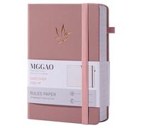 MGGAO Cuaderno de Diario Rayado, Diarios para Escribir, 320 Paginas, Cuaderno de Tapa Dura para Escribir, Papel Grueso de 100 g/m², Tamaño A5