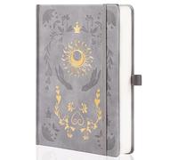 MGGAO Cuaderno de puntos para mujeres y hombres, cuadernos para escribir, A5 Cuaderno estético de puntos para el trabajo, los viajes, la escuela, 190 páginas numeradas, 14,7 x 21,4 cm