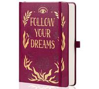 MGGAO Cuaderno de reglas universitarias para mujeres y hombres, diario numerado de 318 páginas, diario floral de mariposa A5 para escribir, cuadernos estéticos, para tomar notas en la escuela de