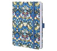MGGAO Cuaderno Rayado, Cuaderno de Tela A5 para Mujeres y Hombres, Cuadernos Estéticos para Escribir, Diario con Líneas College con 192 Páginas Numeradas, Papel Grueso de 100 GSM, 2 Cintas