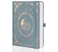 MGGAO Cuaderno rayado para mujeres y hombres, 320 páginas numeradas, papel grueso de 100 g/m², diarios de tapa dura A5 para escribir, cuaderno rayado universitario, para escuela, viajes, trabajo