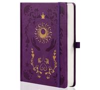 MGGAO Cuaderno rayado para mujeres y hombres, diarios para escribir, cuaderno de rayas universitarias estéticas A5 para el trabajo, viajes, escuela, 318 páginas numeradas, 5.8 x 8.4 pulgadas
