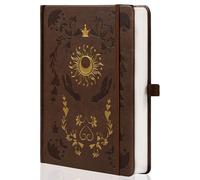 MGGAO Cuaderno rayado para mujeres y hombres, diarios para escribir, cuaderno estético A5 con rayas universitarias para trabajo, viajes, escuela, 318 páginas numeradas, 5.8 x 8.4 pulgadas