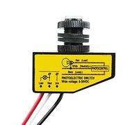 MGGi Interruptor de control de luz de fotocélula CC 12 V 24 V 36 V 48 V, 3.5 A fotocélula del atardecer al amanecer, control de sensor de luz de apagado automático, 8-50 V, sensor de iluminación