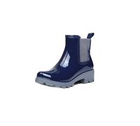 MGGMOKAY Botas de Agua Mujer de Goma para Mujer Bota de Agua Zapatos Impermeables Lluvia Wellington Zapatos De Jardin Botines,Azul,40