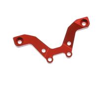 MGHGFYTAS Accesorios Coches RC Compatible con ARRMA para Typhon para Grom Mega 380 1/18 RC Coche Piezas Plato Amortiguador Delantero Aleación Aluminio 7075 Soporte Amortiguador Delantero(Red)