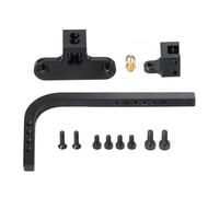 MGHGFYTAS Accesorios Coches RC Compatible con Axial para SCX10 1/10 Coche Trepador De Control Remoto Modelo De Camión Piezas De Mejora Accesorios CNC Aleación De Metal Remolque Drop Hitch