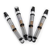 MGHGFYTAS Accesorios Coches RC Compatible con Axial para SCX24 para Deadbolt C10 para Wrangler para Gladiator para Bronco 1/24 Piezas para Camión RC 4 Amortiguadores De 53 Mm(Black)