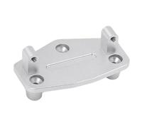 MGHGFYTAS Accesorios Coches RC Compatible con LOSI para Mini para LMT RTR-LOS01026 4X4 1/18 RC Piezas De Actualización De Camiones Monstruo Soporte De Montaje De Servo De Aluminio 7075(Silver)