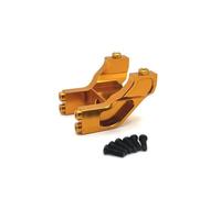 MGHGFYTAS Accesorios Coches RC Compatible con MJX para Hyper Go 14209 para 14210 1/14 RC Coche Piezas Upgrade Soporte Montaje Alerón Trasero Metal(Yellow)