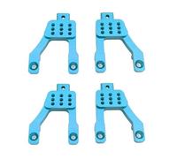 MGHGFYTAS Accesorios Coches RC Compatible con MN G500 MN86 1/12 RC Crawler Cars Actualizaciones Piezas De Repuesto 4 Piezas De Metal Montaje De Torres De Amortiguadores Delanteros Y Traseros(Blue)