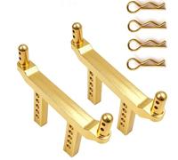 MGHGFYTAS Accesorios Coches RC Compatible con SCY 16102 1/16 RC Coche Piezas Upgrade Pilares Carrocería Antes Trasero Metal OP Accesorios(Yellow)