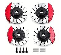 MGHGFYTAS Accesorios Coches RC Compatible con Traxxas 1/10 RC Car 4-Tec Drift Rear Drive Mejora Piezas Discos De Freno Delanteros Y Traseros 8352 8367