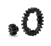 MGHGFYTAS Accesorios Coches RC Compatible con Traxxas 1/5 X- para Maxx 1/7 XO-1 1/10 para E-Revo 2.0 Piezas Acero 2.0M 23T Engranaje Recto Y Piñón 10T/17T 6447 6449(23T and 10T)