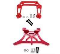 MGHGFYTAS Accesorios Coches RC Compatible con Traxxas para Slash 2WD para Rustler para VXL 3638 3639 1/10 Piezas De Mejora para Coches RC Soporte De Torre del Amortiguador Delantero Y Trasero(Red)