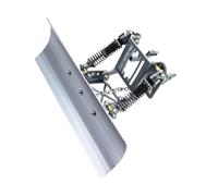 MGHGFYTAS Accesorios Coches RC Compatible con Traxxas para TRX4M para Bronco para Defender 1/18 RC Crawler Car Piezas De Actualización, Pala Quitanieves Ajustable De Aluminio, Pala para Arena(Gray)