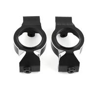 MGHGFYTAS Accesorios Coches RC Compatible con Traxxas para Xmaxx 6S 8S 1/5 RC Piezas De Camiones Accesorios 2 Uds Bloque De Ruedas Delanteras De Metal C-hubs(Black)