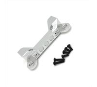 MGHGFYTAS Accesorios Coches RC Compatible con WLtoys 104006 104010 104020 104026 RC Accesorios para Coches Piezas Componente De Fijación De La Conexión del Parachoques Delantero De Metal(Silver)