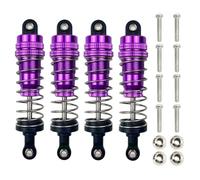 MGHGFYTAS Accesorios Coches RC Compatible con Wltoys 144001 144002 144010 124007 124008 124016 124018 124019 RC Accesorios De Piezas De Coche Amortiguador De Metal Amortiguador De Aceite(Purple)