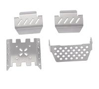 MGHGFYTAS Accesorios Coches RC para YiKong para YK4082 1/8 YK4102 YK4103 para Absima para Sherpa CR3.4 1/10 Armadura Chasis Metal Placa Protectora Eje Coche Trepador Control Remoto Piezas De Mejora