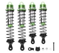 MGHGFYTAS Amortiguador de Coche RC Compatible con Arrma para Outcast para Notorious 1/7 1/8 RC Accesorios De Piezas De Actualización del Coche 4 Piezas Amortiguador(Green)
