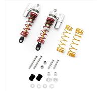 MGHGFYTAS Amortiguador de Coche RC Compatible con TRX4 para SCX10 D90 90046 1/10 RC Car Parts Accessories Amortiguador con 2 Resortes De Repuesto Distancia Entre Orificios 87 Mm