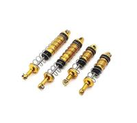 MGHGFYTAS Amortiguador de Coche RC Compatible con WLtoys 12427 12428 12429 12423 FY01-03 1/12 RC Car Upgrade Parts Accesorios Metal Delantero Trasero Aceite Amortiguador(Yellow)