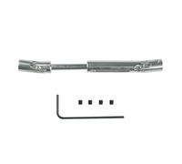 MGHGFYTAS Coche RC Piezas Compatible con LDRC LD1297 LD1297S LD1299 RC Cars Piezas Mejoradas Eje De Transmisión Trasero Metal CVD LP0015